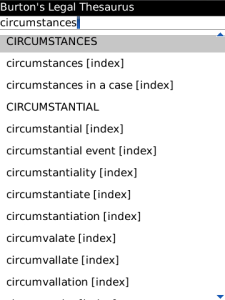 Burton’s Legal Thesaurus