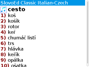 Italian-Czech-Italian Slovoed Classic talking dictionary