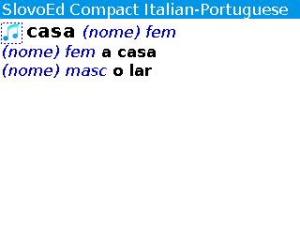 Italian-Portuguese-Italian Slovoed Compact talking dictionary