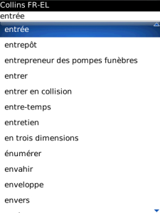 Audio Collins Mini Gem French-Greek-French Dictionary