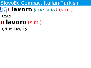 Italian-Turkish-Italian Slovoed Compact talking dictionary