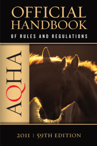 AQHA Rules