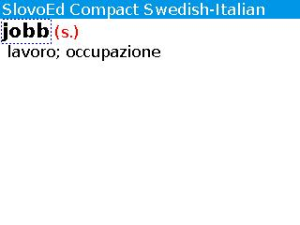 Italian-Swedish-Italian Slovoed Compact talking dictionary