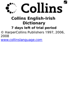 Collins Pocket Irish Dictionary