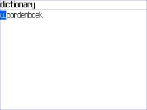 BEIKS Dutch-English-Dutch Dictionary for BlackBerry