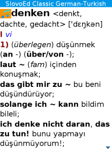 German-Turkish-German Slovoed Classic talking dictionary