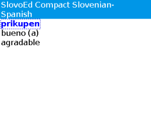 Slovenian-Spanish-Slovenian Slovoed Compact dictionary