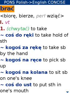 Dictionary Polish-English-Polish CONCISE
