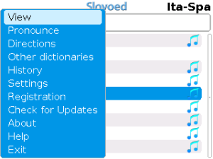 Italian-Spanish-Italian Slovoed Deluxe talking dictionary
