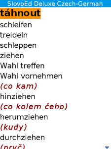 Czech-German-Czech Slovoed Deluxe talking dictionary
