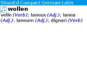 German-Latin-German Slovoed Compact talking dictionary