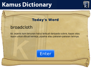 Kamus Dictionary Indonesia