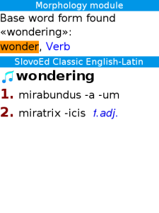 English-Latin-English Slovoed Classic talking dictionary