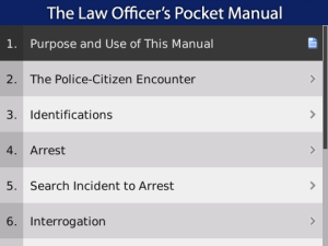 BNA's Law Officer's Pocket Manual