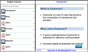 English Grammar for Blackberry PlayBook