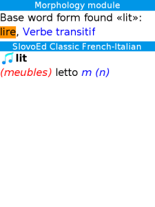 French-Italian-French Slovoed Classic talking dictionary