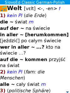German-Polish-German Slovoed Classic talking dictionary