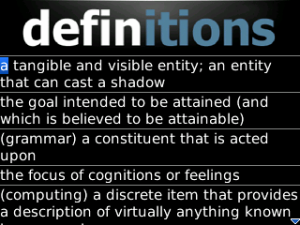 Definitions