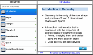 Geometry Reference for BlackBerry Playbook