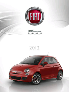 2012 FIAT 500 Info