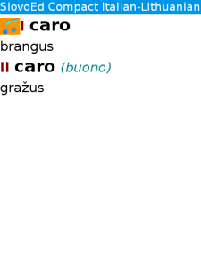 Italian-Lithuanian-Italian Slovoed Compact talking dictionary