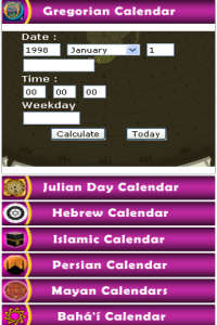 Calendar Conversions