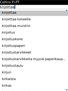 Audio Collins Mini Gem Finnish-Portuguese-Finnish Dictionary