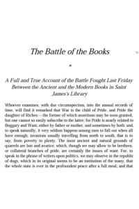 The Battle of the Books And Other Works Including A Modest Proposal ebook