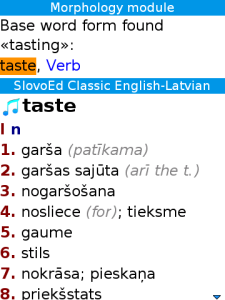 English-Latvian Slovoed Classic talking dictionary