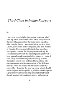 Third Class in Indian Railways And Other Essays ebook