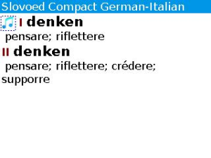 German-Italian-German Slovoed Compact talking dictionary