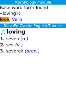 English-Turkish-English Slovoed Classic talking dictionary