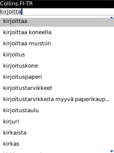 Audio Collins Mini Gem Finnish-Turkish-Finnish Dictionary