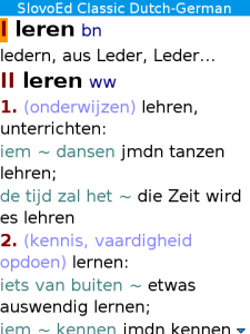 Dutch-German-Dutch Slovoed Classic talking dictionary