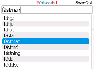 Dutch-Swedish-Dutch Slovoed Compact dictionary