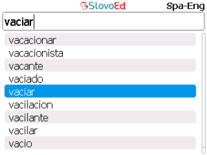Spanish-English-Spanish Slovoed Classic dictionary