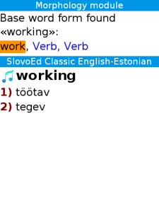 English-Estonian-English Slovoed Classic talking dictionary
