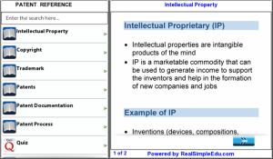Patent Reference for BlackBerry Playbook