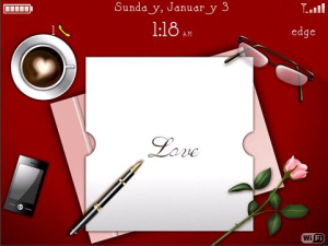 Valentine Love Theme for BlackBerry