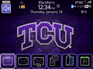 TCU Horned Frogs College Theme