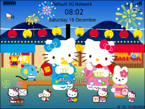 Hello Kitty in Tanaba night