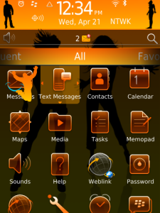 Orange Joyful Theme -- Get Most colorful theme for you BlackBerry