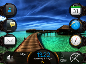 Bora Bora i7 Custom Style for blackberry