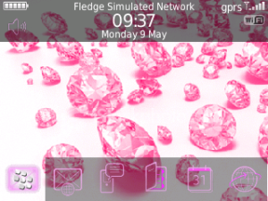 A BLING Pink Diamonds Sparkle Theme - HOT