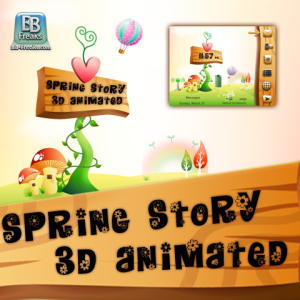 Story Spring 3D Animated theme