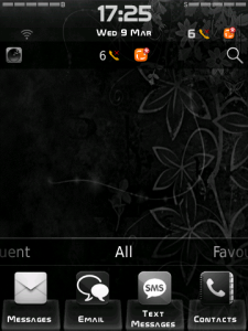 Elegant Total Black OS 6.0 Style
