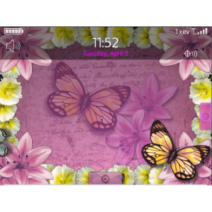 Vintage Butterfly Premium Theme