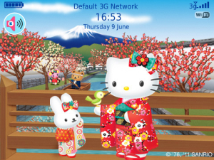 Hello Kitty and Mount Fuji 3D