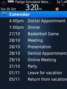 Calendar Only