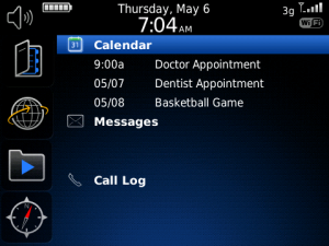 Today Theme 4 Icons with Calendar Messages AND Call Log